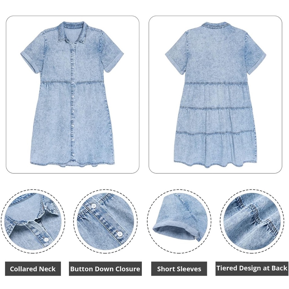 New denim dress - Picture 4 of 8